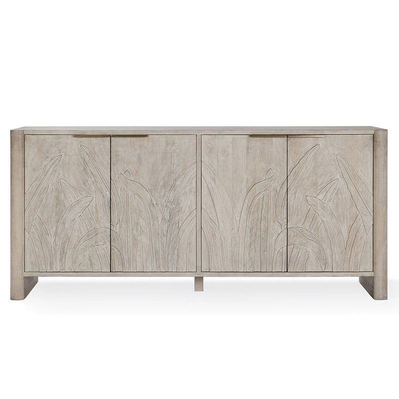 4  Dr Palms Cabinet 	82”W x 19”D x 37”H