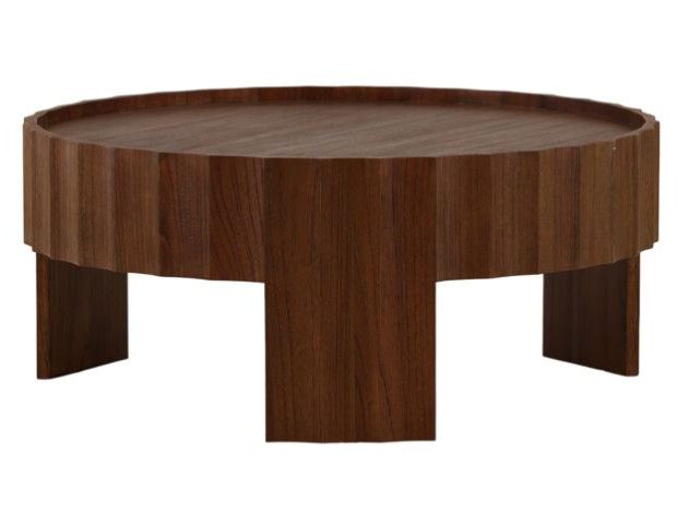 Gaddel Coffee Table Brown W 35.5 x D 35.5 x H15.5 in Gaddel Coffee Table Brown W 35.5 x D 35.5 x H15.5 in