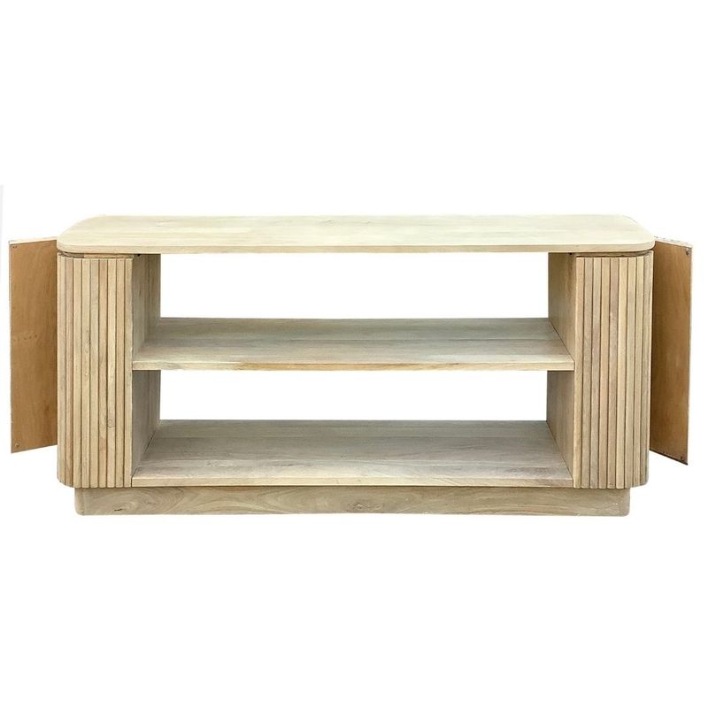 Reeded West Console 72" L x 16"W x 32"H Reeded West Console 72" L x 16"W x 32"H