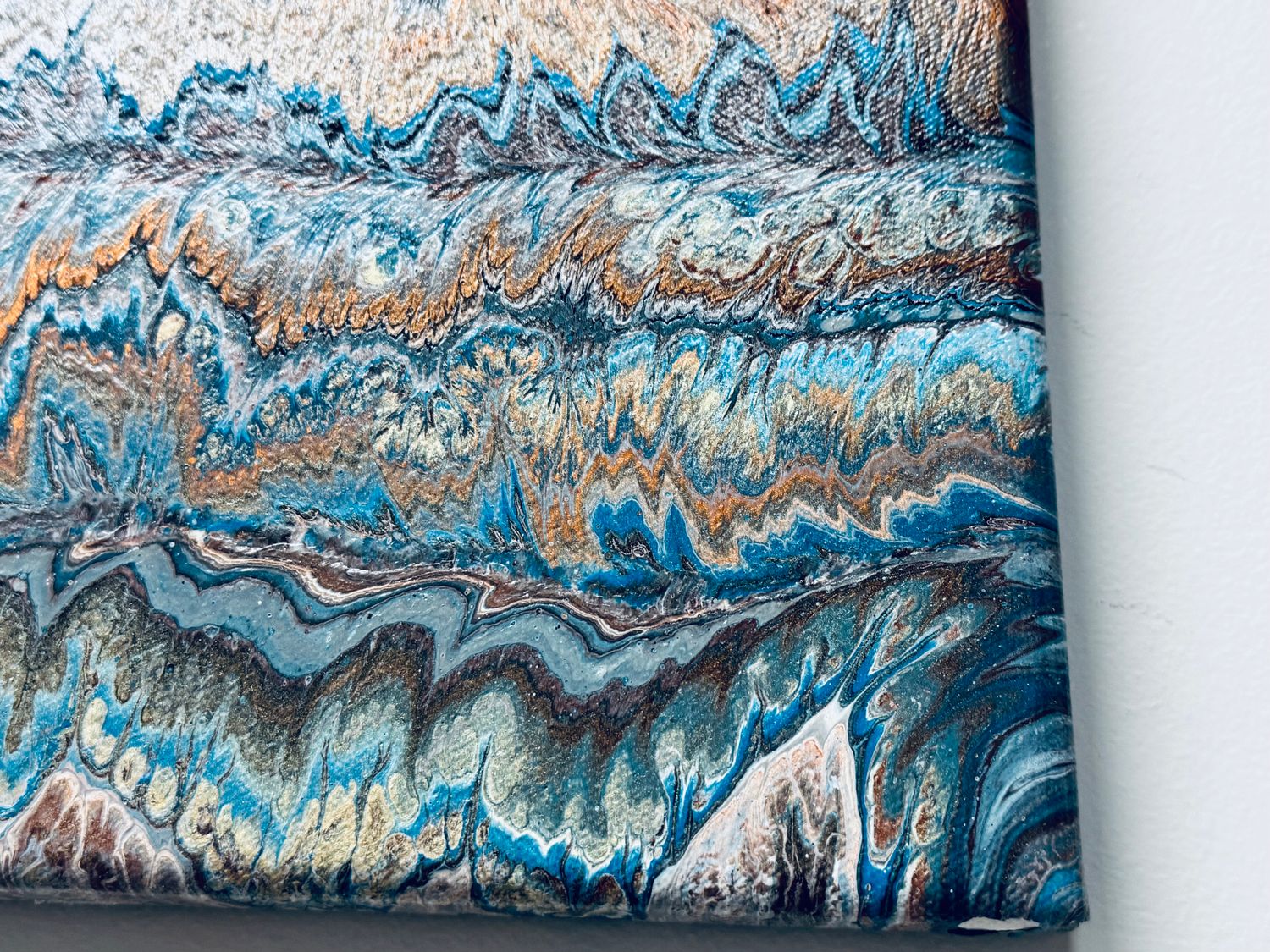 Cerulean Fancy (Local Military Artist) 24" x 24"