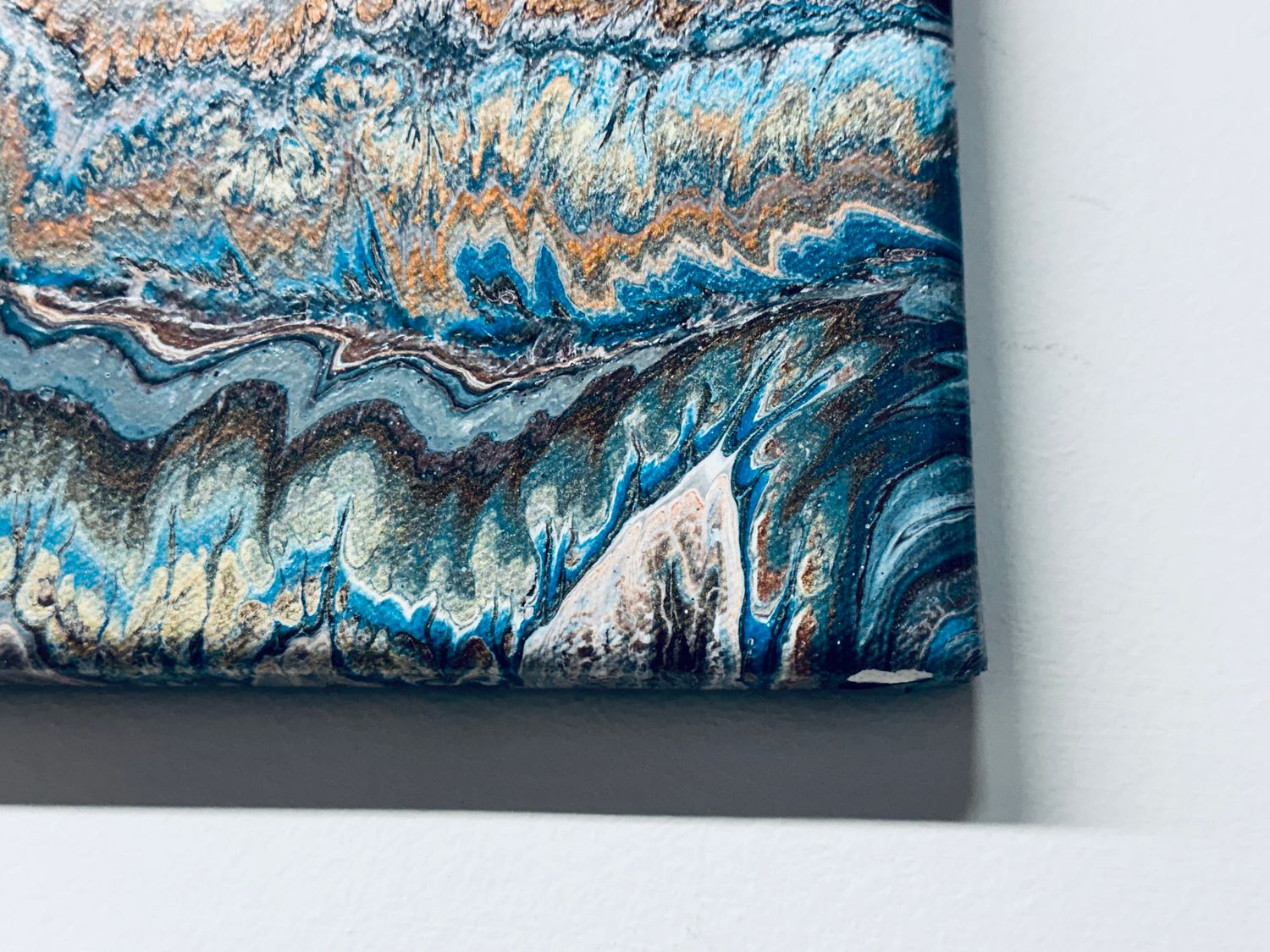 Cerulean Fancy (Local Military Artist) 24" x 24"