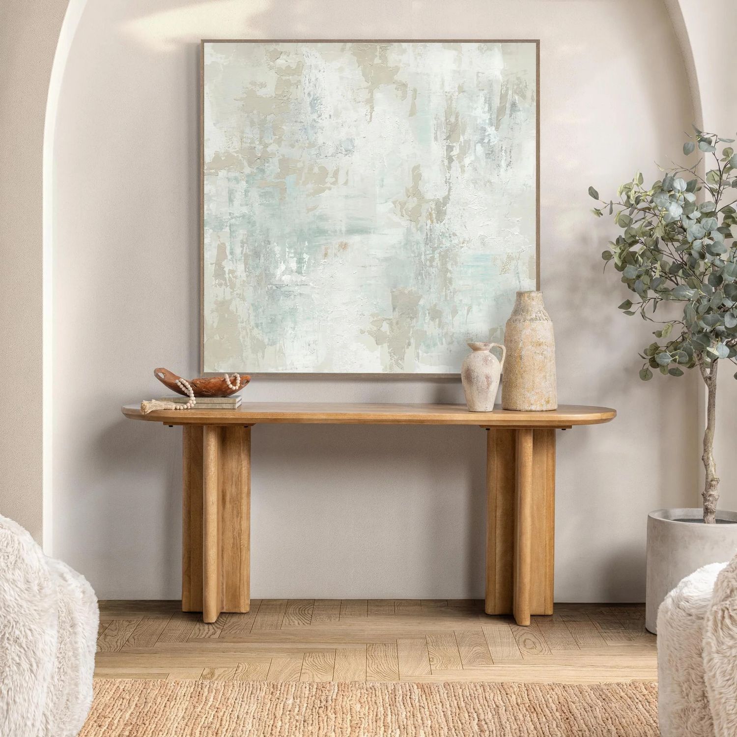 Monterey Console Table Natural Maple 70”W x 20”D x 30”H Monterey Console Table Natural Maple 70”W x 20”D x 30”H