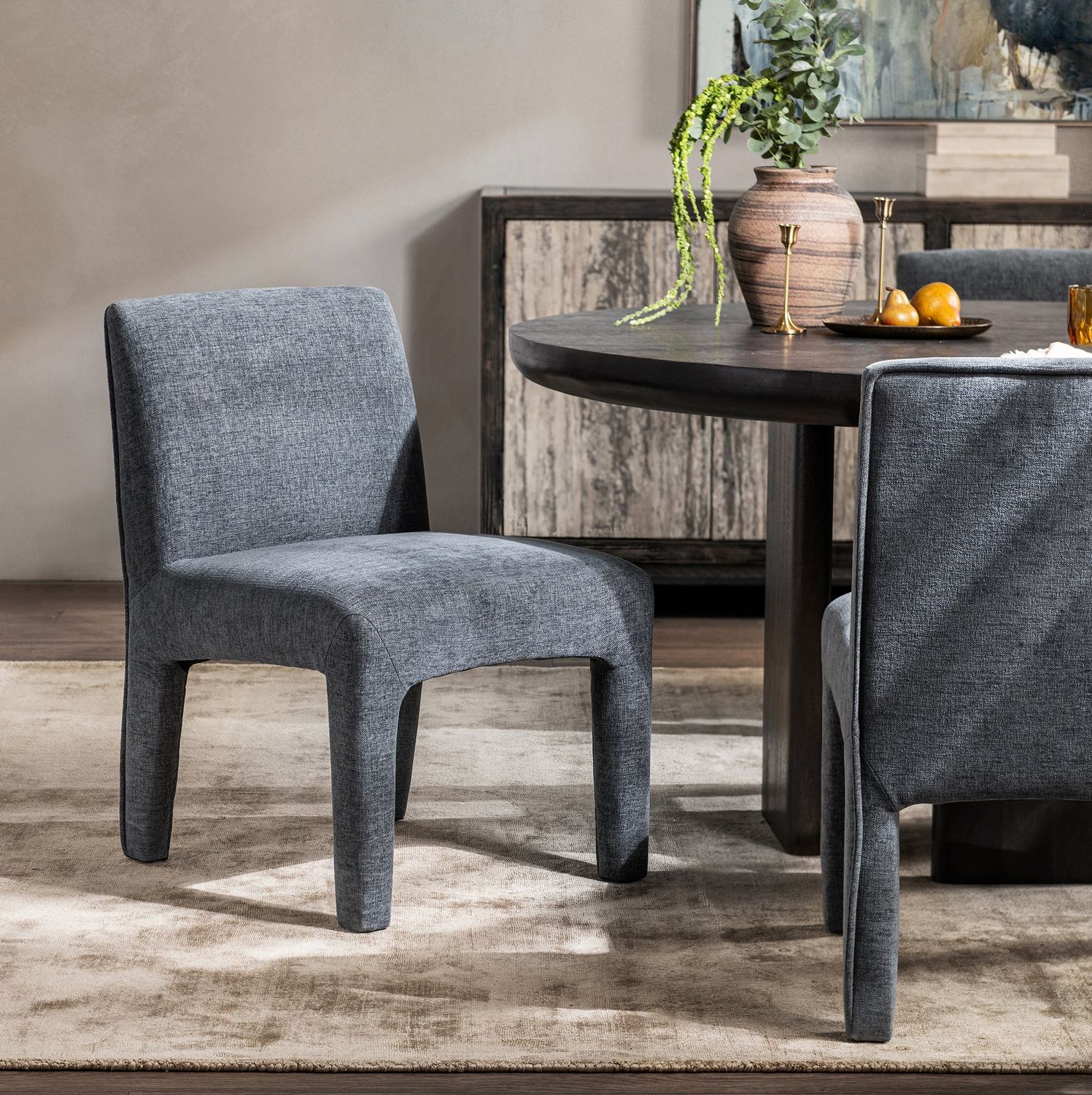 Bradley Dining Chair Blue Bradley Dining Chair Blue