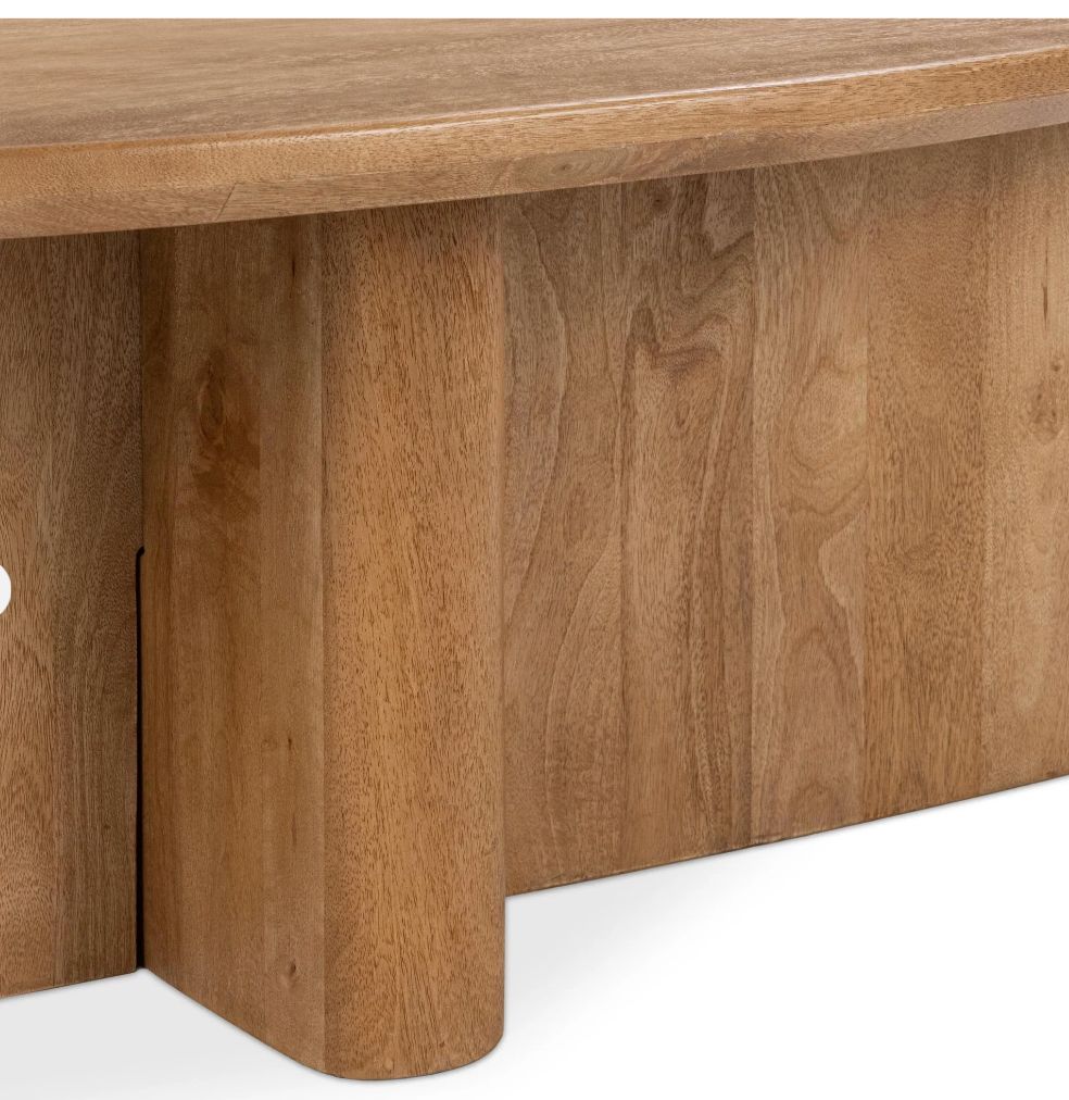 58" Coffee Table Maple Oval