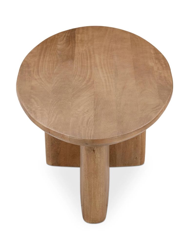 58" Coffee Table Maple Oval