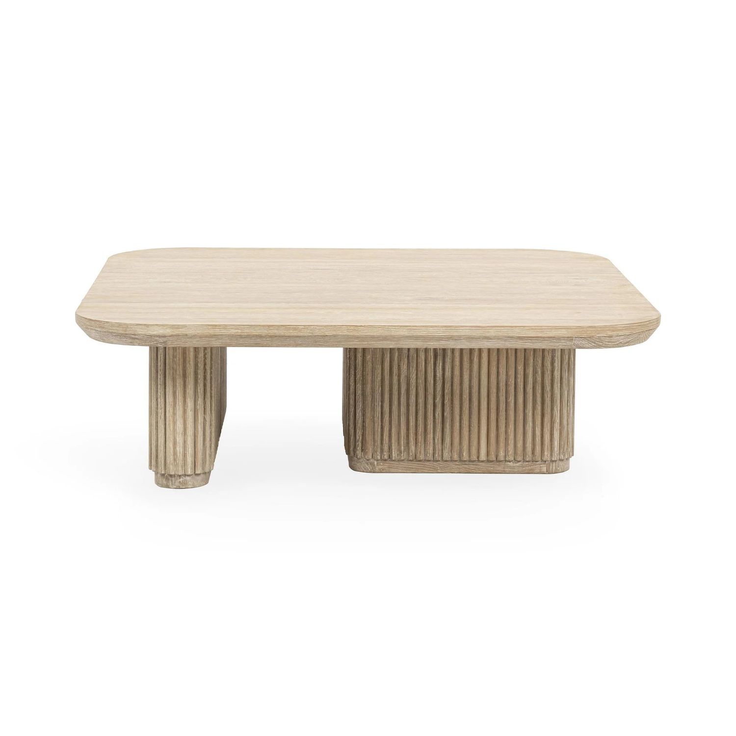 Cream Square Coffee Table 	48”W x 48”D x 15”H