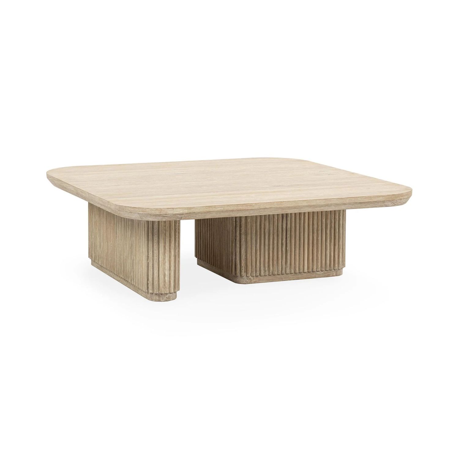 Cream Square Coffee Table 	48”W x 48”D x 15”H