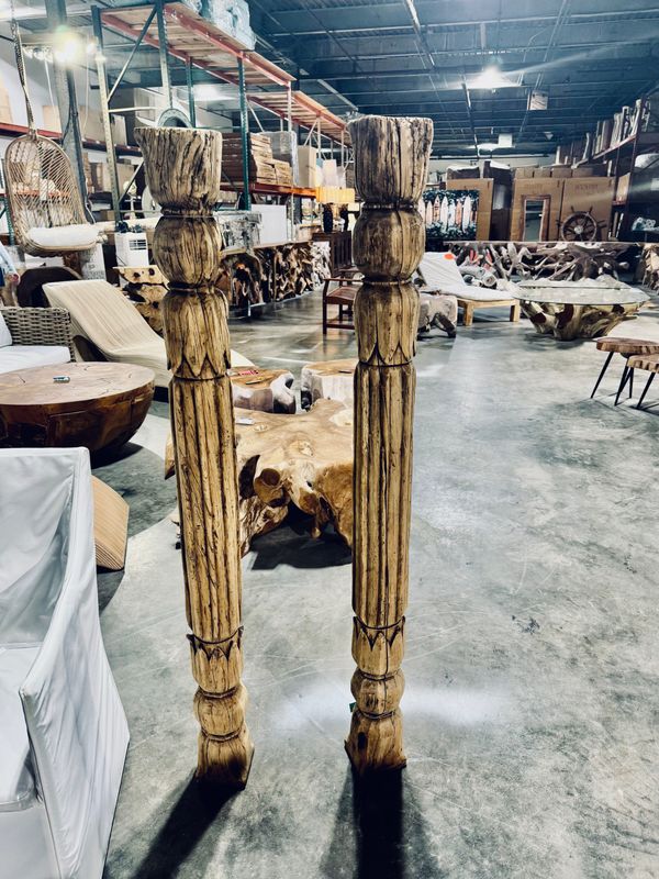 Vintage Column- 55"H x 5"W x 5"D