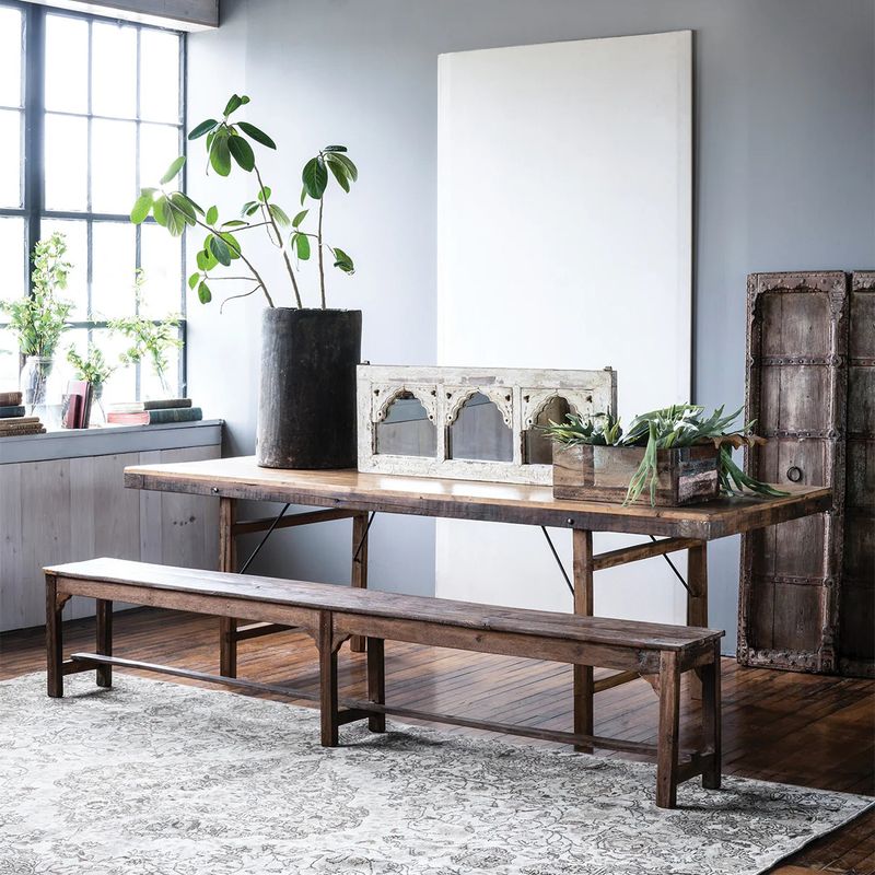 Vintage Wedding dining table 96'' x 35'' x 30''H Vintage Wedding dining table 96'' x 35'' x 30''H