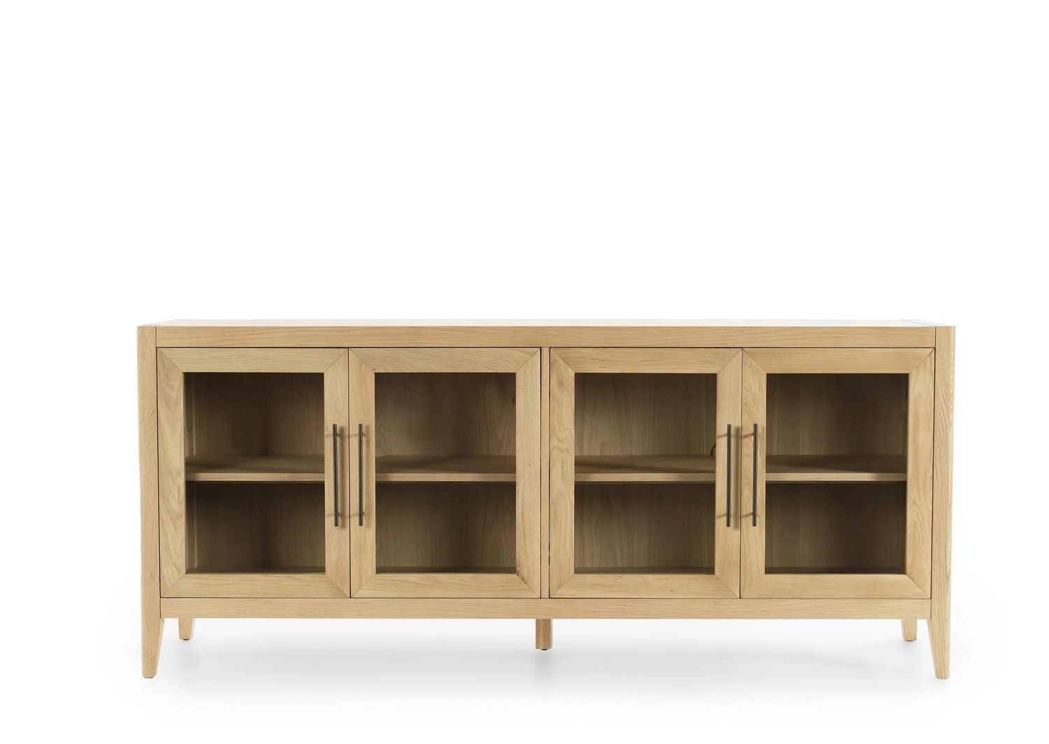 4 Door Buffet Natural 78x18x34