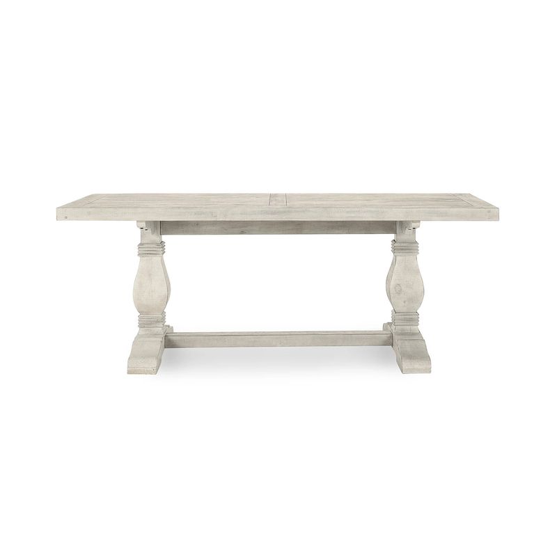 Dining Table Distressed White 78x38x30