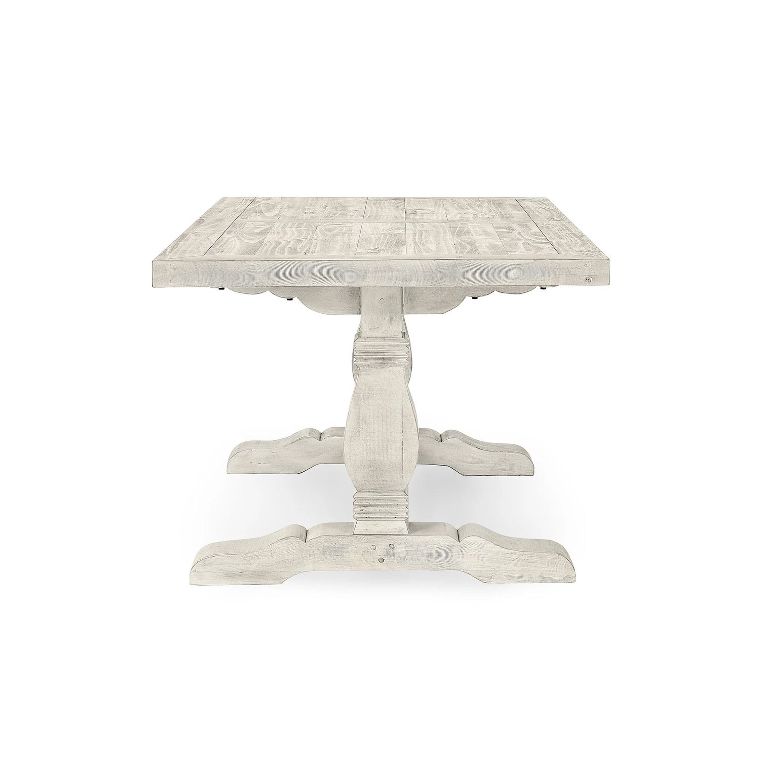 Dining Table Distressed White 78x38x30 Dining Table Distressed White 78x38x30