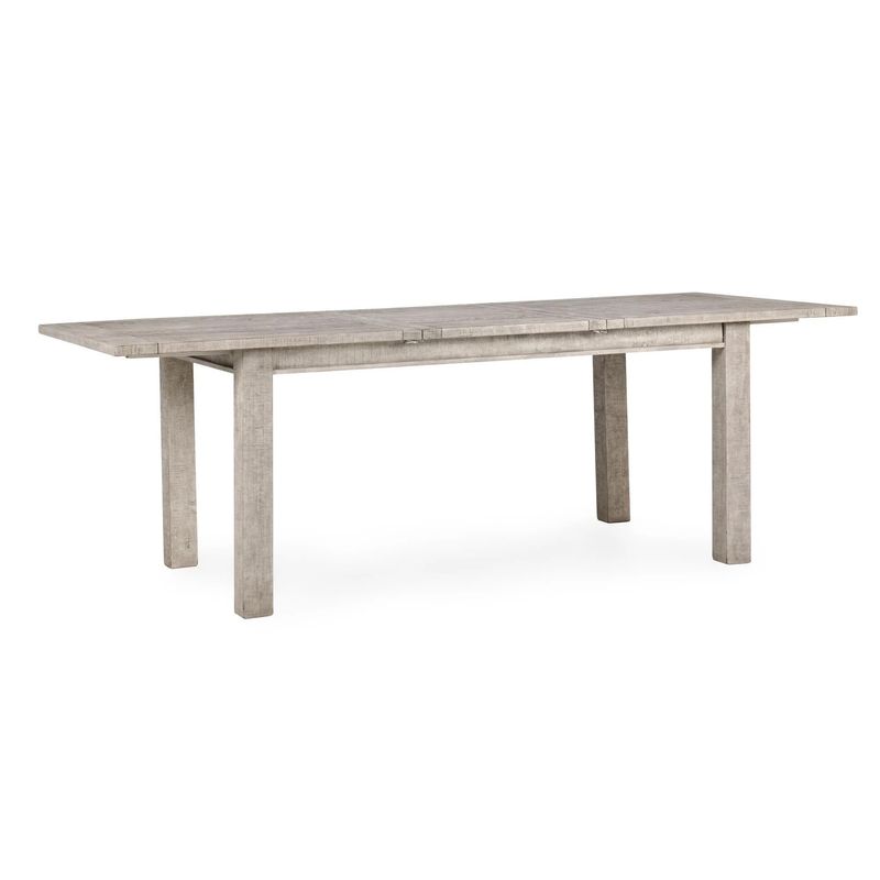 Self Storing Ext Dining Table White Washed 71-94 W x 40D x 30H