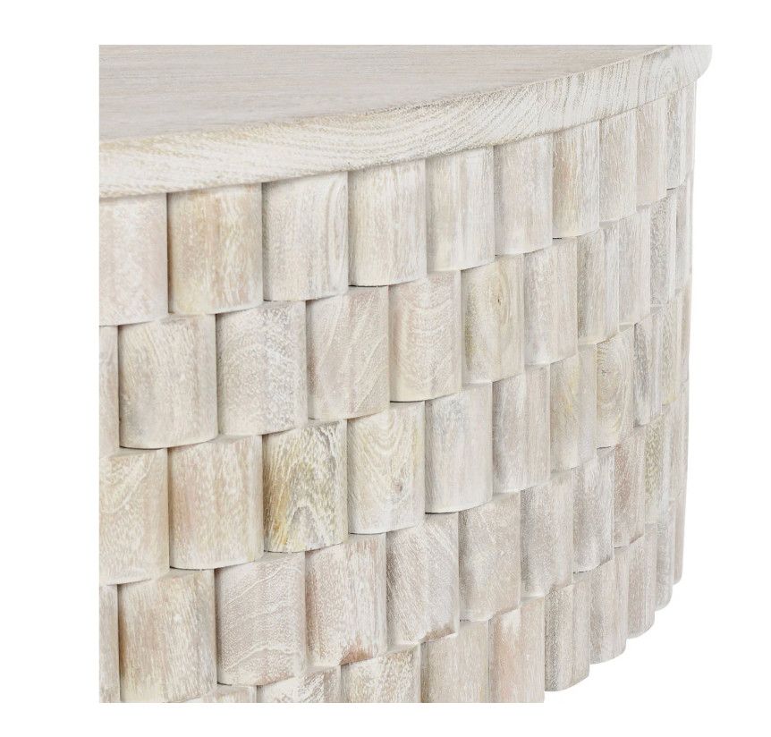 White Round Coffee Table 40x40x 18H
