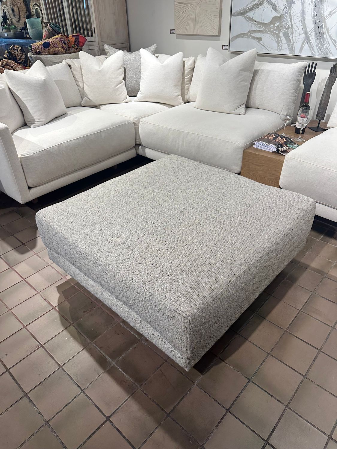 Neval Ottoman--Performance Fabric DSC-40x40x20 Neval Ottoman--Performance Fabric DSC-40x40x20