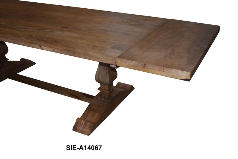 Maddie Dining Table SHV-84x42x31+2-18" Exts=120"