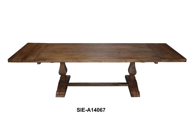 Maddie Dining Table SHV-84x42x31+2-18" Exts=120"
