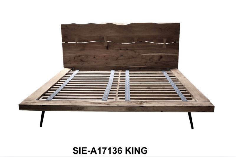 Wd. Acacia King Bali Bed New Brown Finish CNT3 Wd. Acacia King Bali Bed New Brown Finish CNT3