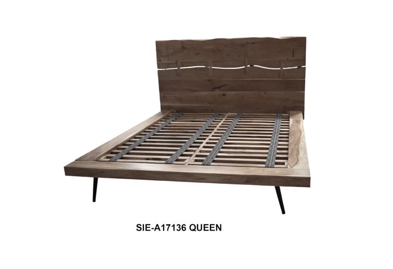 Wd. Acacia Bali Queen Bed New Brown Finish CNT3 Wd. Acacia Bali Queen Bed New Brown Finish CNT3