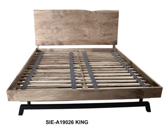 Wd. Acacia King Bed New Finish CNT3 Wd. Acacia King Bed New Finish CNT3