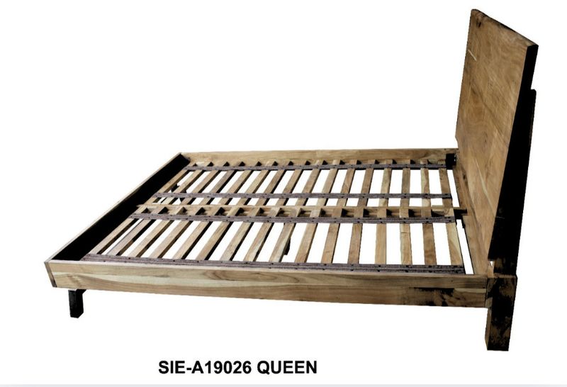 Wd. Acacia Queen Bed (New Finish) CNT3