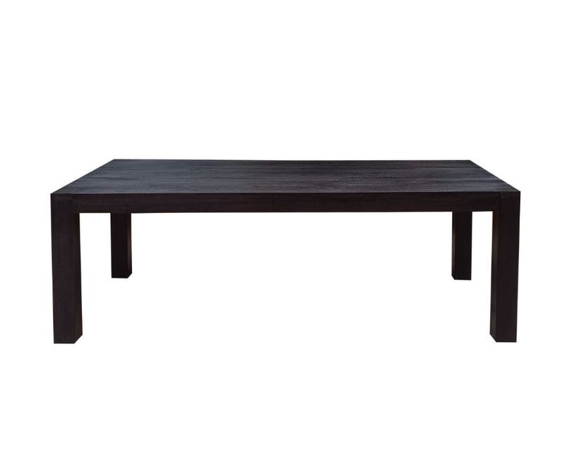 Folk Dining Table 72"L x 36"W x 30"H blk finish