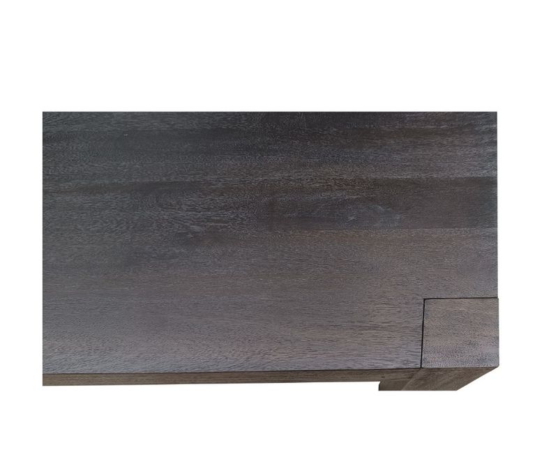 Folk Dining Table 72"L x 36"W x 30"H blk finish