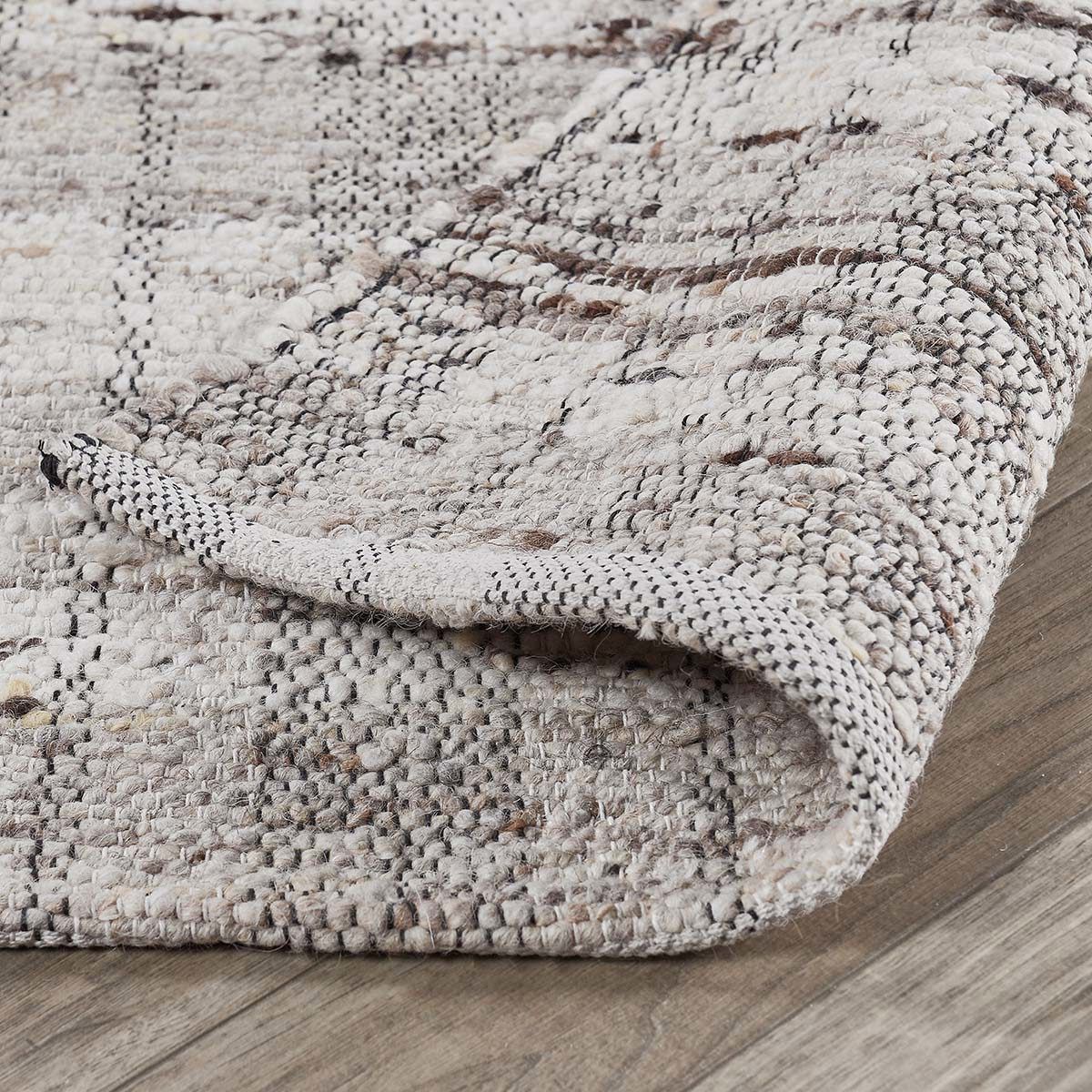 Flash Rug Sale- 5' x 8' Perth Natural (No additional Discounts) 75% Wool, 25% Cotton