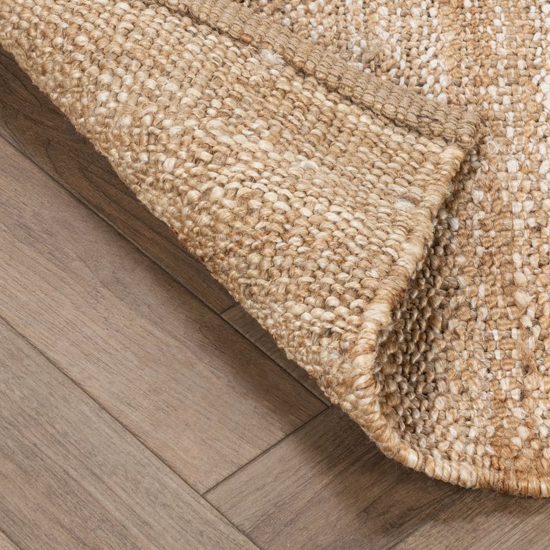 Flash Rug Sale- 8'x10'  Atherton Jute Natural/Ivory (No additional Discounts) 100% Jute