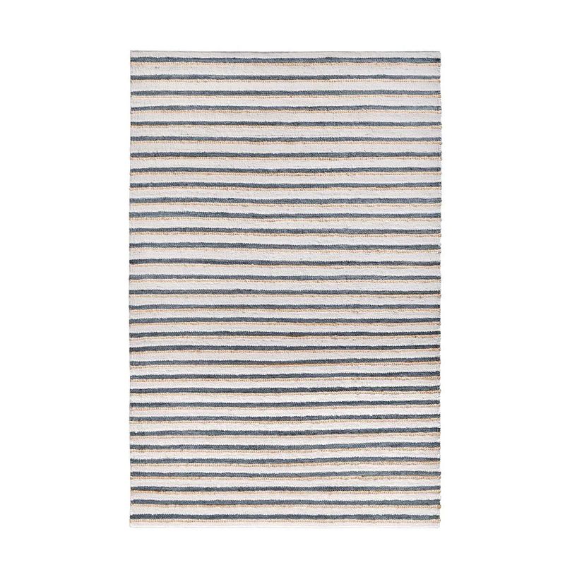 Flash Rug Sale- 8'x10'  Del Mar Ivory/Aqua (No additional Discounts) 90% Jute, 10% Cotton
