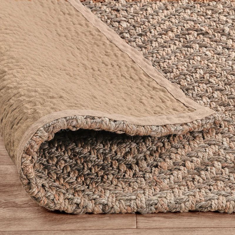 Flash Rug Sale- 8'x10' Herringbone Natural (No additional Discounts) 100% Jute