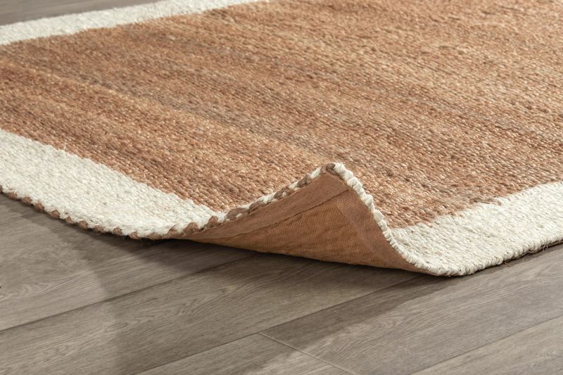Flash Rug Sale- 8'x10'  Frame Natural/Ivory (No additional Discounts) 100% Jute