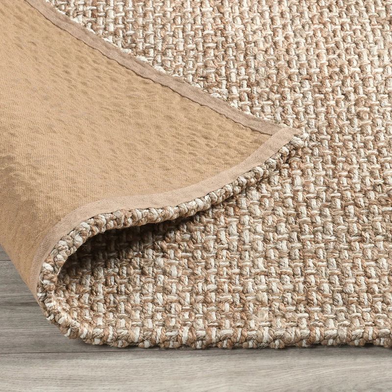Flash Rug Sale- 8'x10' Panama Bold Stripe Natural/Ivory (No additional Discounts) 100% Jute