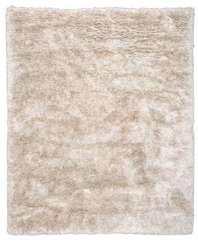 Flash Rug Sale- 8'x10' The Ritz Shag Ivory (No additional Discounts) 60% Polyester, 20% Wool, 20% Cotton