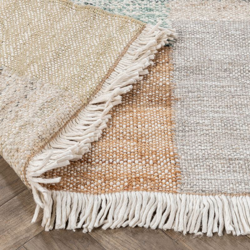 Flash Rug Sale- 8'x10' Ritsa Multi (No additional Discounts) 70% Jute, 30% Wool