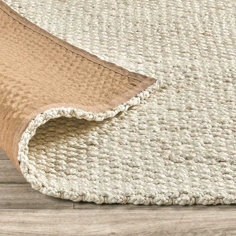 Flash Rug Sale- 8'x10' Santa Cruz Jute Ivory (No additional Discounts)100% Jute
