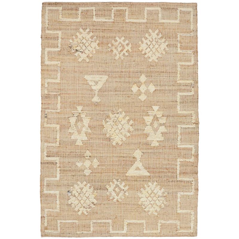 Flash Rug Sale- 8'x10' Raposa Natural/Ivory (No additional Discounts) 50% Jute, 40% Wool, 10% Cotton