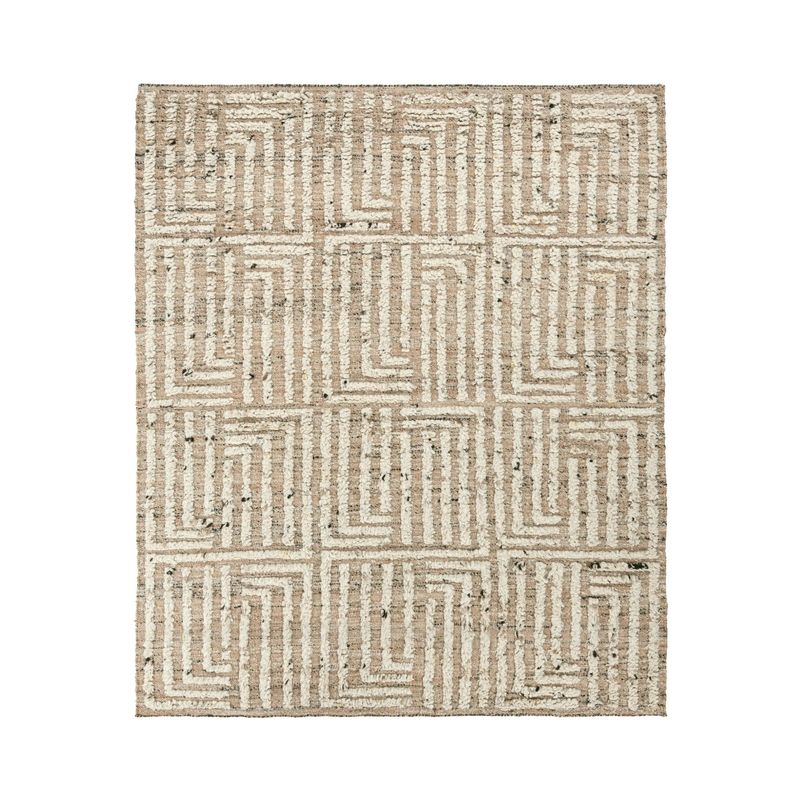Flash Rug Sale- 8'x10' Tuku Natural/Ivory (No additional Discounts) 60% Jute, 40% Wool