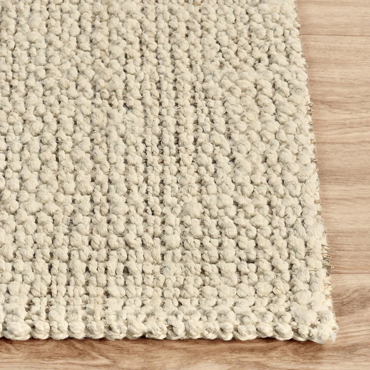 Flash Rug Sale- 9'x12' Chunky Loop Ivory (No additional Discounts) 85% Jute, 15% Seagrass