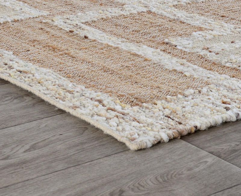 Flash Rug Sale- 9'x12' Idra Natural/Ivory (No additional Discounts) 60% Wool/ 30%Jute/ 10% Cotton
