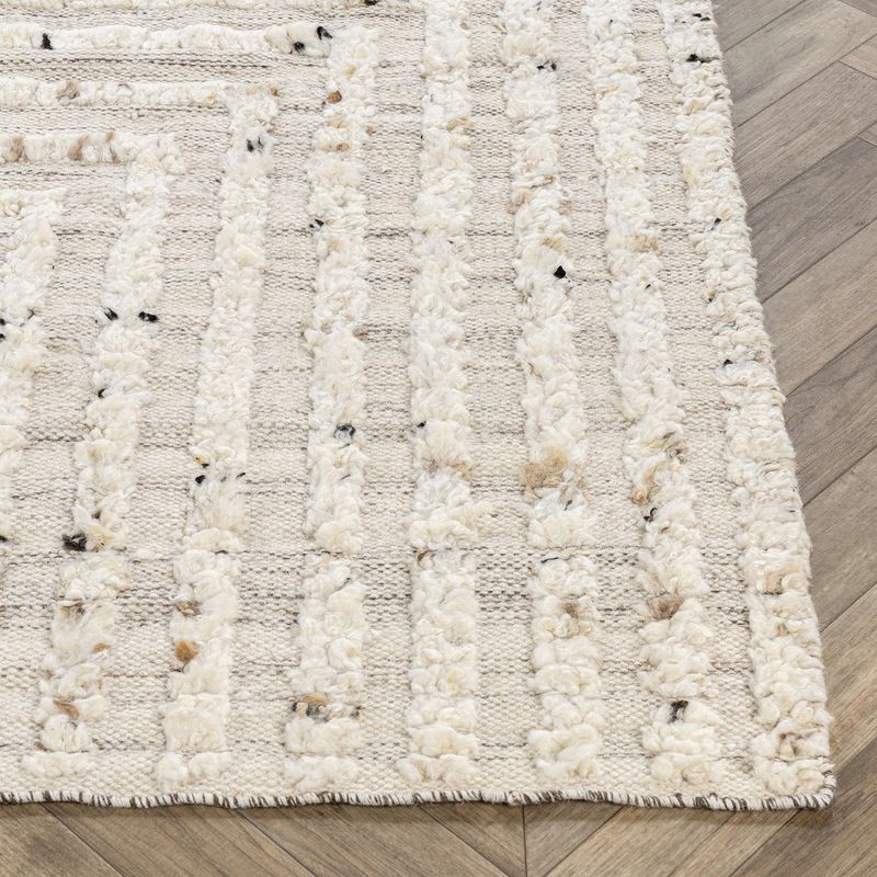 Flash Rug Sale- 9'x12' Tahoe Wool Ivory (No additional Discounts) 95% Wool/5% Cotton