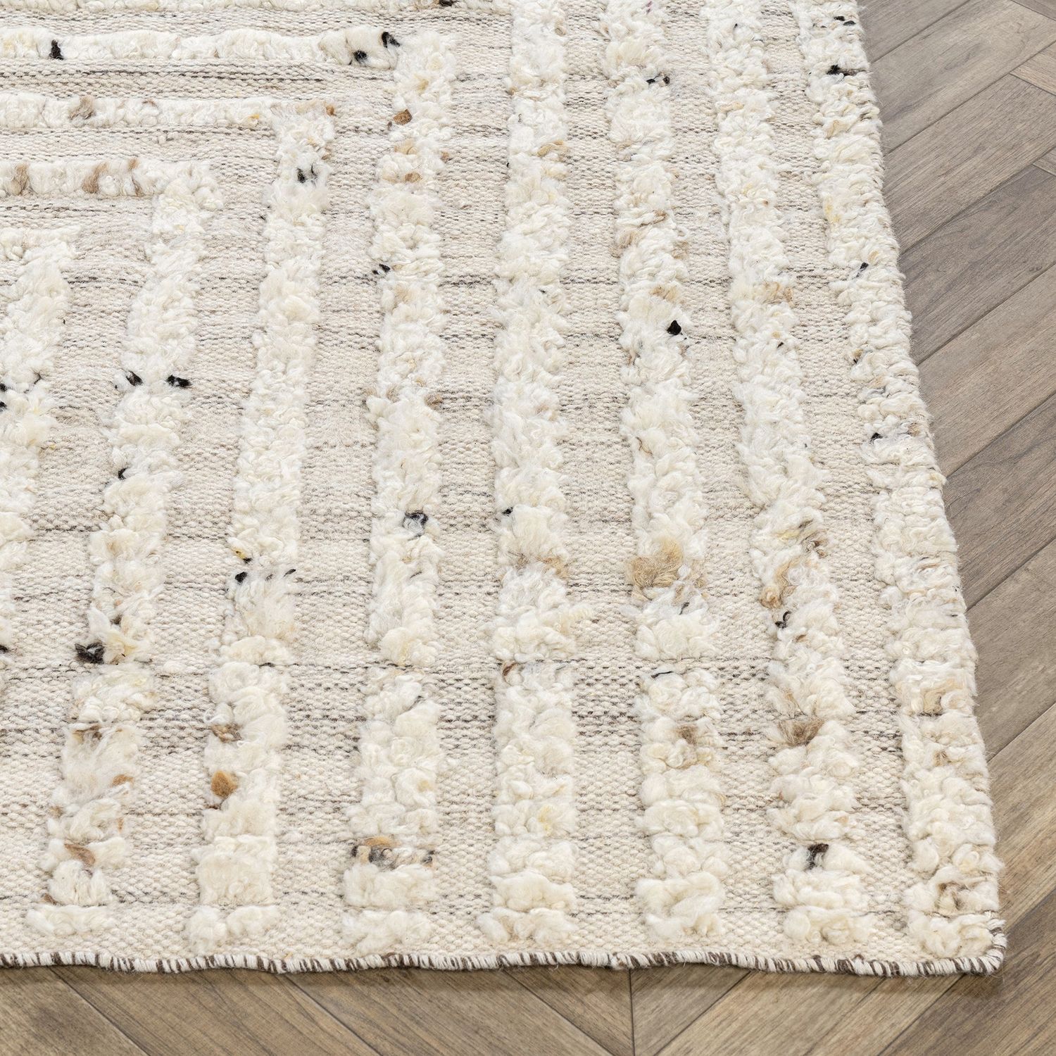 Flash Rug Sale- 9'x12' Tahoe Wool Ivory (No additional Discounts) 95% Wool/5% Cotton