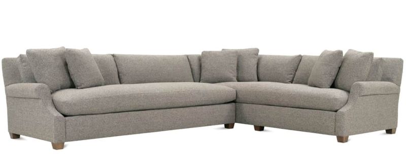 Bristol Sectional-[114,119] Body: BU102-69 -Bliss -Finish: Latte-(2 Small TP: 13109-56) 118 x 106 x 46 D  x 35H