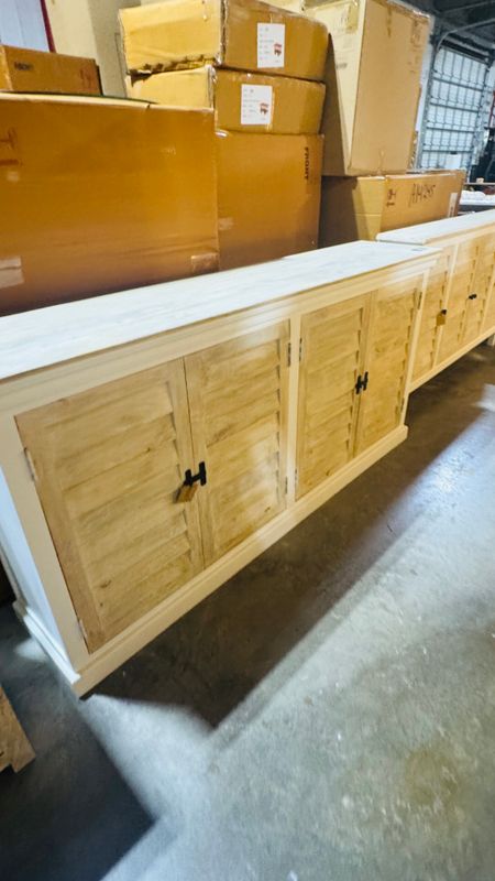 WD.MONTAUK 4 DOOR SHUTTER SIDEBOARD MT   76x16x37