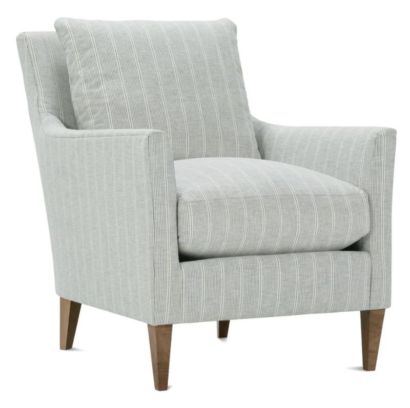 Isley Chair Stationary RA251-19- Leg (TBD)  L30” D38” H40”