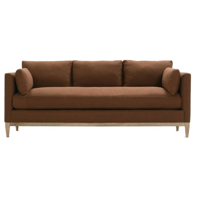 Leo Quick Ship 86" Bench Sofa VE102-24 - Cloud- Washed Oak 86 W34 H 37 Leo Quick Ship 86" Bench Sofa VE102-24 - Cloud- Washed Oak 86 W34 H 37