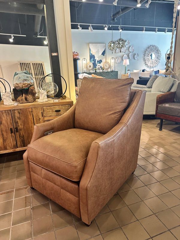 Kara Leather Zero Wall Power Recliner-KL245-64 -L32” D42” H40”
