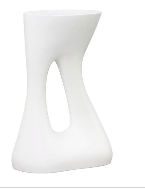 Caro Indoor Outdoor Side Table W: 14.5 in D: 11 in H: 22 in