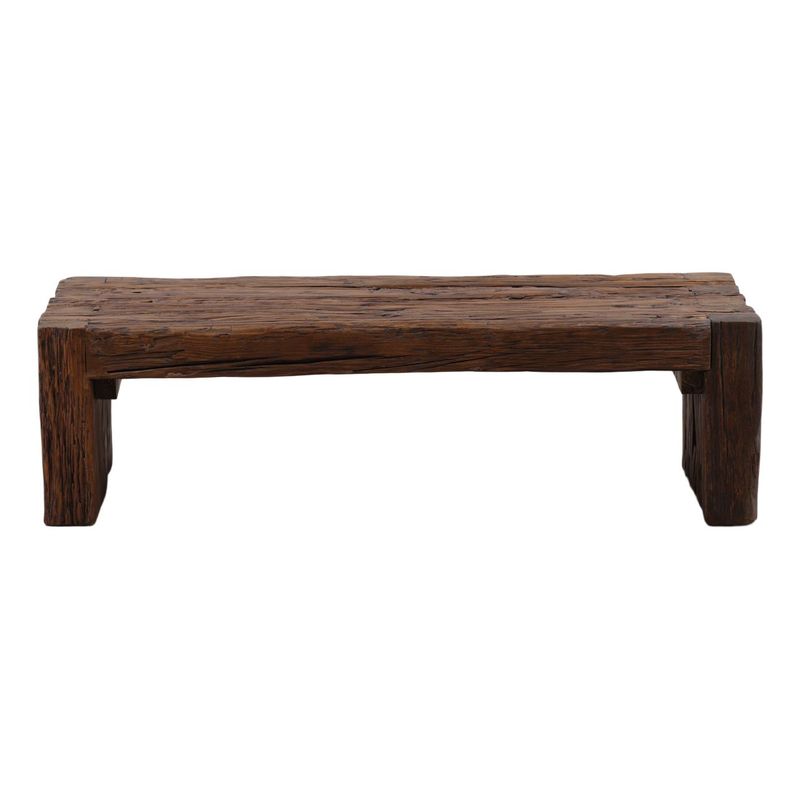Cairn Cofee Table Reclaimed Mango Wood. W 54.5 D 30 H 16