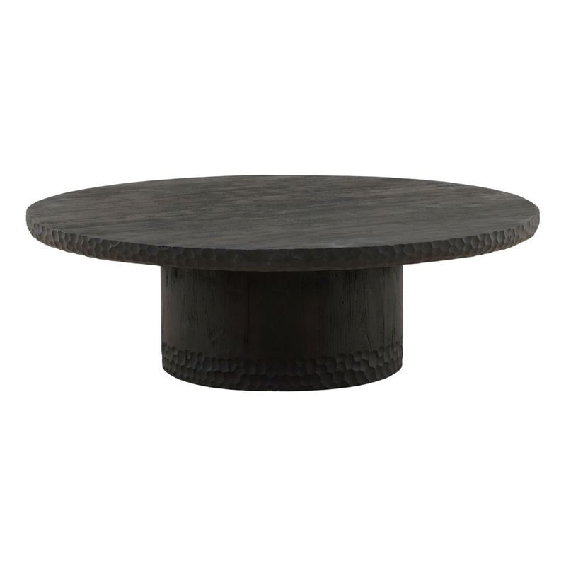 Onyx Coffee Table Mango Wood with Black Finish W 48 D 48 H 15 Onyx Coffee Table Mango Wood with Black Finish W 48 D 48 H 15